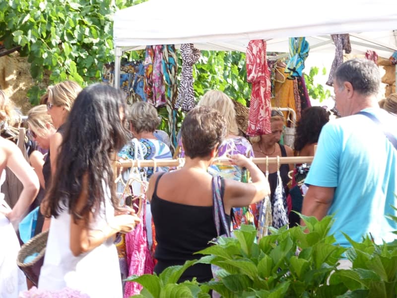 Mercato caratteristico del paese di San Pantaleo